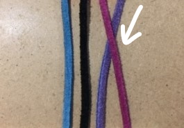 四つ編みの編み方