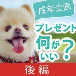 戌年企画プレゼント何がいいですか？【後編】