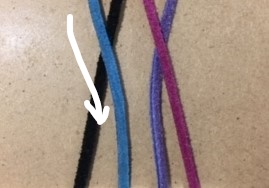四つ編みの編み方