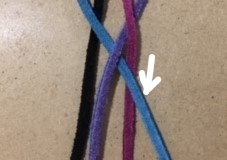 四つ編みの編み方