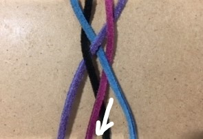 四つ編みの編み方