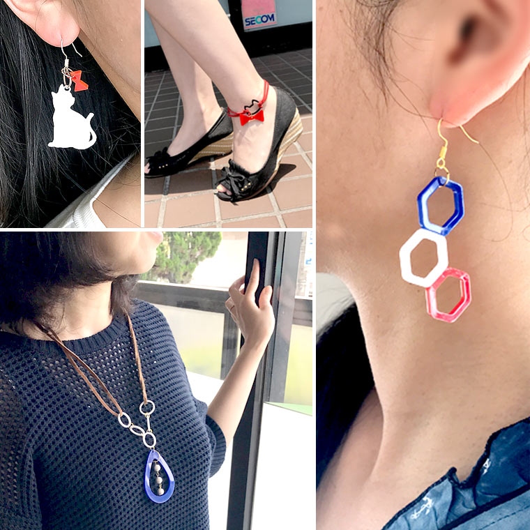 アクリルチャーム使用例 アンシャンテラボ