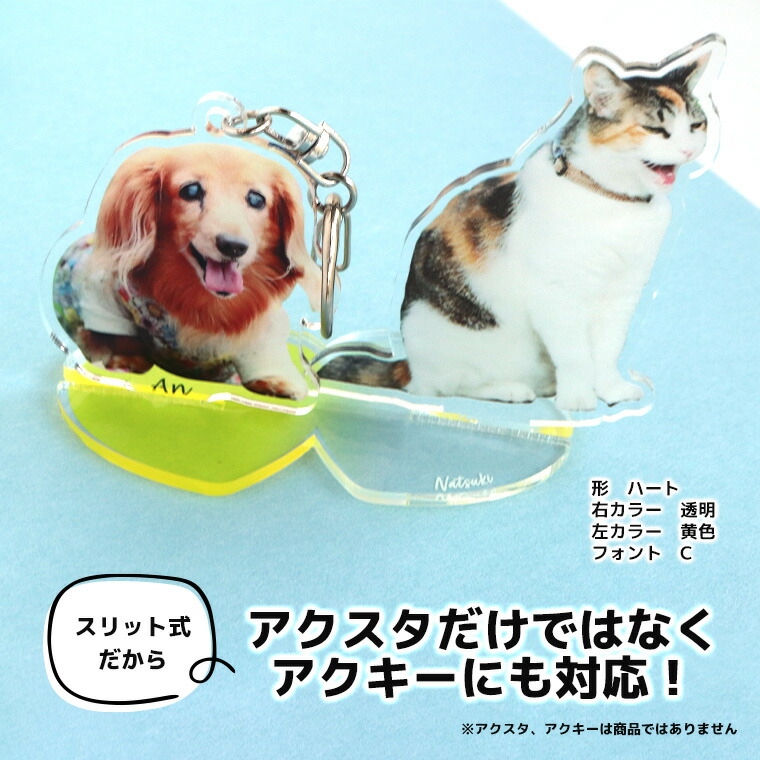 グラデーションペアアクリル台座 厚さ3mm アンシャンテラボ / オリジナル商品 アクリル製 クリアアクリル アクリルスタンド アクスタ 台座 アクキー 推し活 推しグッズ 推しカラー メンカラー 推しカプ コンビ プレゼント