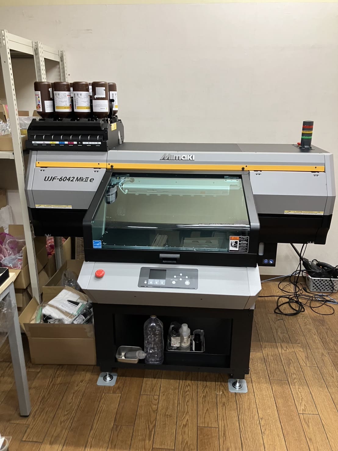 UVプリンターを新しく導入しました！A2サイズまで印刷可能。UJF